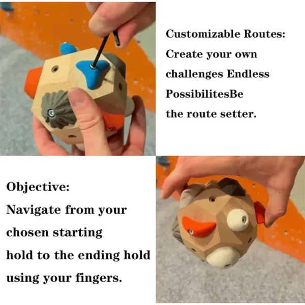 Diy Handcrafted Boulder Block Wood Material For Enhancing Manipulative Ability Attention Concentration Crafting Supplies Gift - Image 2